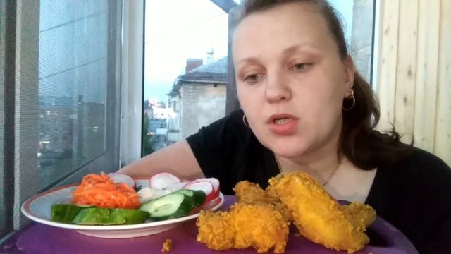 Мукбанг Крылья как в "KFC"/Почему я такая строгая? /Первый раз готовлю. смотреть онлайн