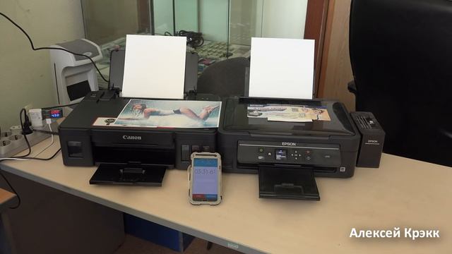 Canon Pixma G1400 vs Epson L456 обзор и сравнение смотреть онлайн