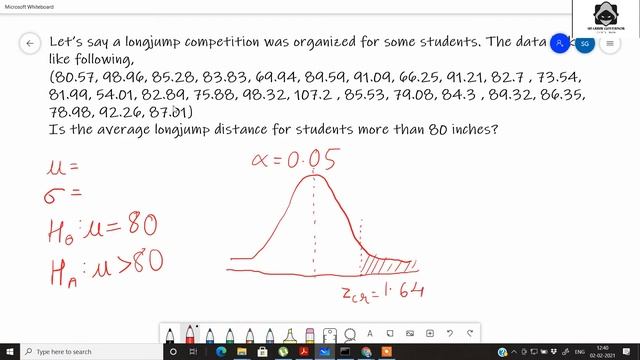 Hypothesis testing of single population mean(test_stat + P_value) in Python programming with Exampl смотреть онлайн
