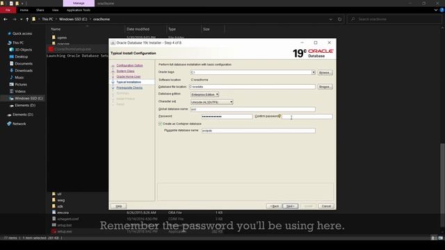 Installing Oracle 19c in Windows 10 смотреть онлайн