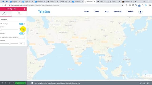 Flight Map Setup - Traffil | Travel Booking Affiliate WordPress Theme смотреть онлайн