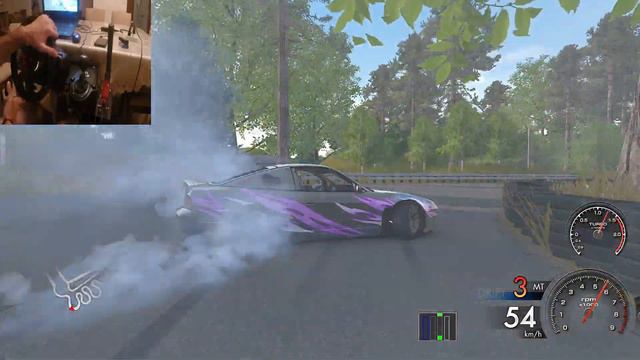 🌲Assetto Corsa (PC) - Nissan 200SX Drifting on CG WOODLANDZ Track - Steering Wheel Gameplay🌲 смотреть онлайн