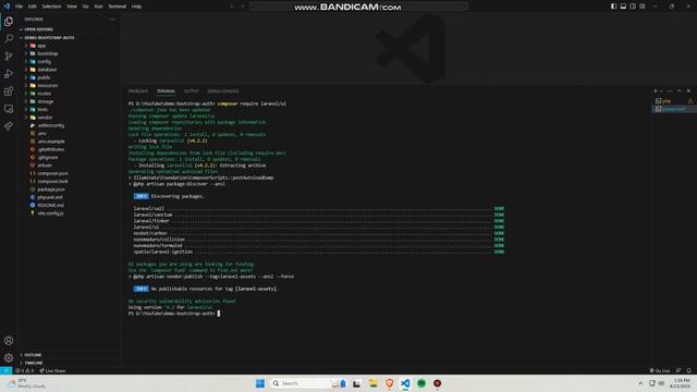 How to Install Laravel UI Auth in Bootstrap | Laravel 10 Tutorial смотреть онлайн