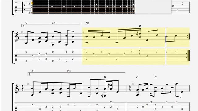 Cat Stevens Father and Son GUITAR TAB смотреть онлайн