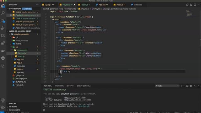 Intro to Modern React Part 6 - Iteration in JSX смотреть онлайн