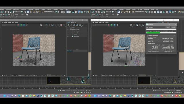 GPU vs. CPU rendering comparison in VRay - 3Ds Max | kaboomtechx смотреть онлайн