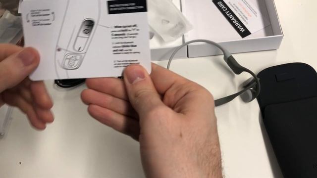 Aftershokz AEROPEX unboxing and how to set up - bone conduction headphones for cycling смотреть онлайн