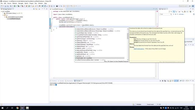 YENİ BAŞLAYANLAR İÇİN JAVA 10 9-LocalDate смотреть онлайн