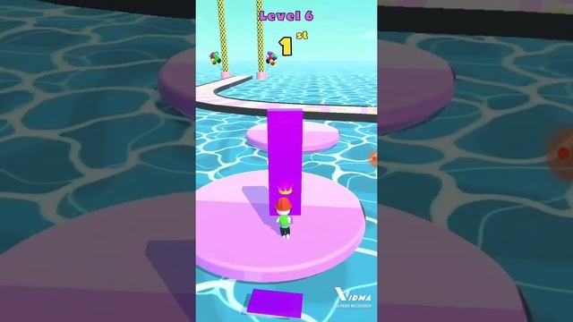 Stack run game level 6 - Game play Android, iOS смотреть онлайн