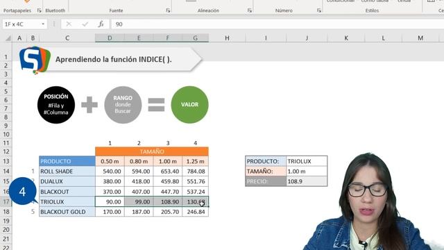 Buscar un DATO en una MATRIZ, con INDICE Y COINCIDIR en EXCEL. смотреть онлайн