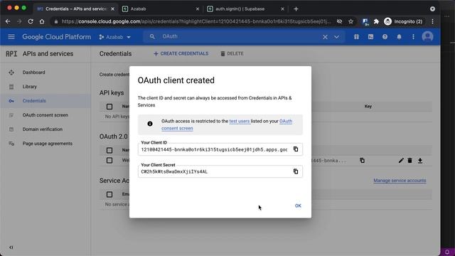 Supabase Authentication: Setting up Google Auth смотреть онлайн