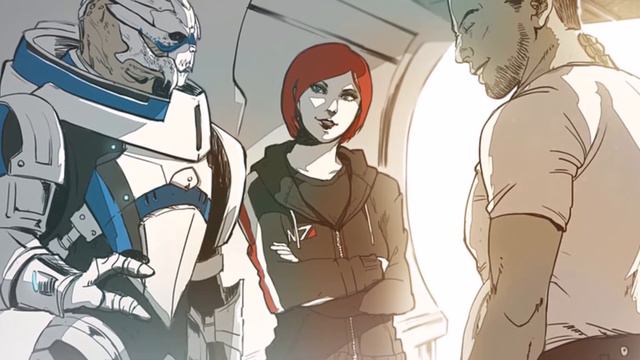 ♥Mass Effect- Shepard X Garrus,Thane♥