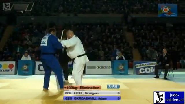 Grzegorz Eitel (POL) - Adam Okroashvili (GEO) [+100kg] смотреть онлайн