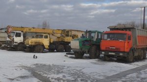 Работа колхоза в зимние дни