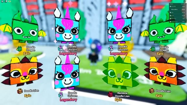 Я СЛОМАЛ 100X DOODLE СУНДУК в Pet Simulator X Roblox смотреть онлайн