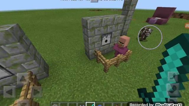 Как надеть крылья на жителя в Minecraft Pocket Edition смотреть онлайн