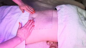 АСМР массаж живота