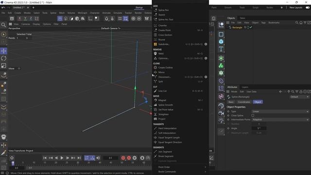 Create a studio backdrop using Extrude in Cinema 4D 2023 @MaxonVFX смотреть онлайн
