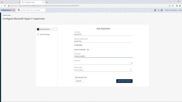 Commvault V11 - Add a Hypervisor смотреть онлайн