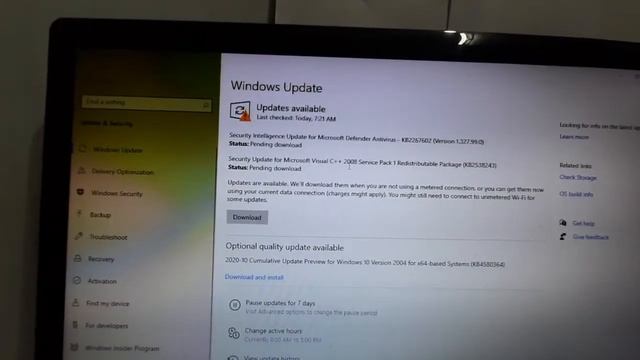 Microsoft update 1-11-2020 Microsoft Visual C + + 2008 service package redistributable? смотреть онлайн