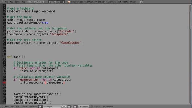 Blender Tutorial Python Game Engine Programming Part 17 смотреть онлайн