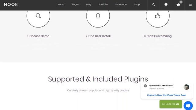 Noor | Multi-Purpose and Fully Customizable Creative AMP Theme смотреть онлайн