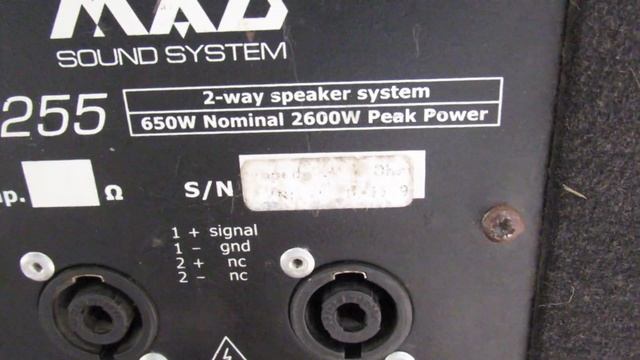 Акустическая система Mag MS 255 Давление 132 db смотреть онлайн