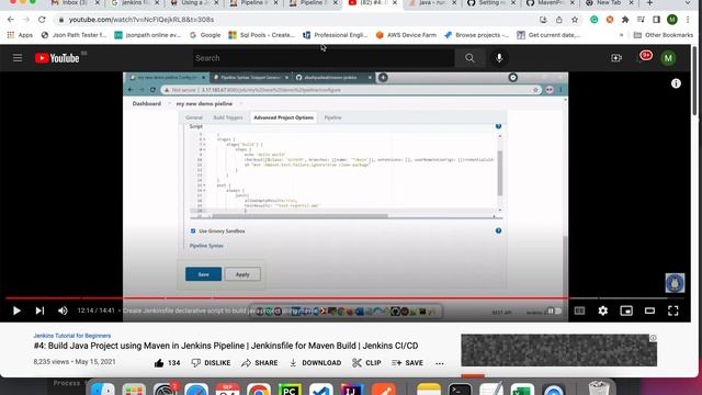 Cucumber Jenkins Declarative pipeline Maven Project - Part 1 смотреть онлайн