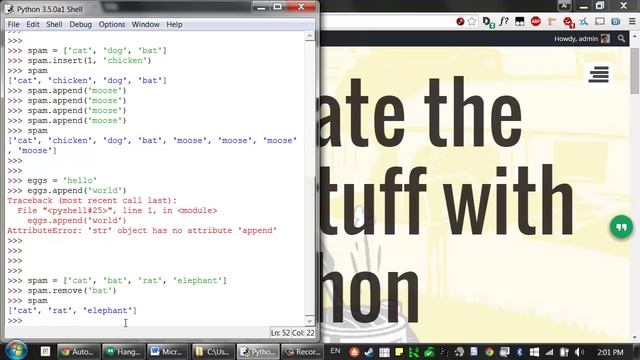 Lesson 15 - Python Programming (Automate the Boring Stuff with Python) смотреть онлайн
