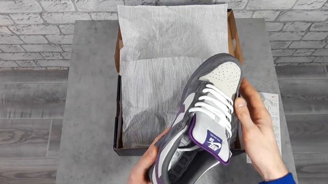 Кроссовки Nike dunk sb low purple смотреть онлайн