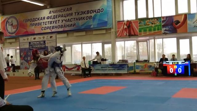 Тхэквондо. Первенство СФО по тхэквондо ВТФ 2018 четвертьфинал второй раунд смотреть онлайн