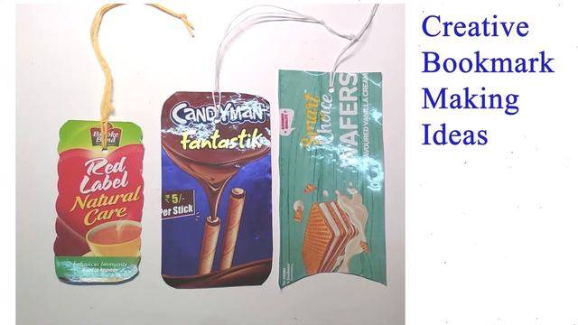3 Creative ways to make bookmark from waste material !! How to make beautiful bookmark easy at home смотреть онлайн