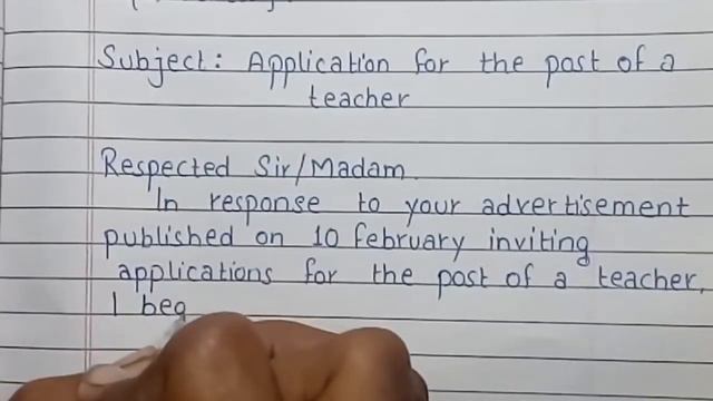 Write an Job application | Job application format смотреть онлайн
