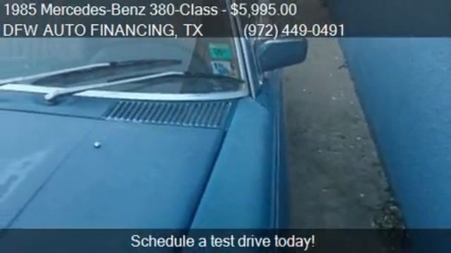 1985 Mercedes-Benz 380-Class 380SL 2dr Convertible for sale смотреть онлайн