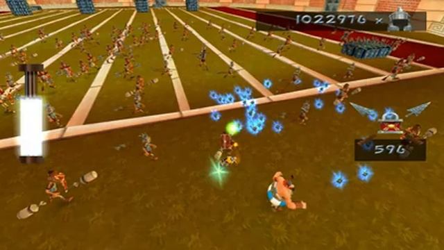 Прохождение игры Asterix & Obelix: Cesar's Challenge Часть 5: Римский дворец Цезаря/Босс Джон Сена смотреть онлайн