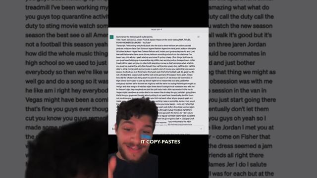 Youtube Chat GPT 4 Summary Plugin ? смотреть онлайн