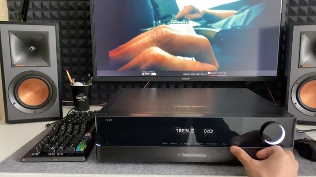 harman/kardon hk980 & klipsch R-51M doom music test смотреть онлайн