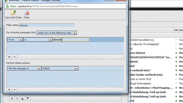 Sogo - Sort mail automatically to folder смотреть онлайн
