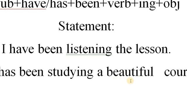 PRESENT PERFECT CONTINUOUS TENSE смотреть онлайн