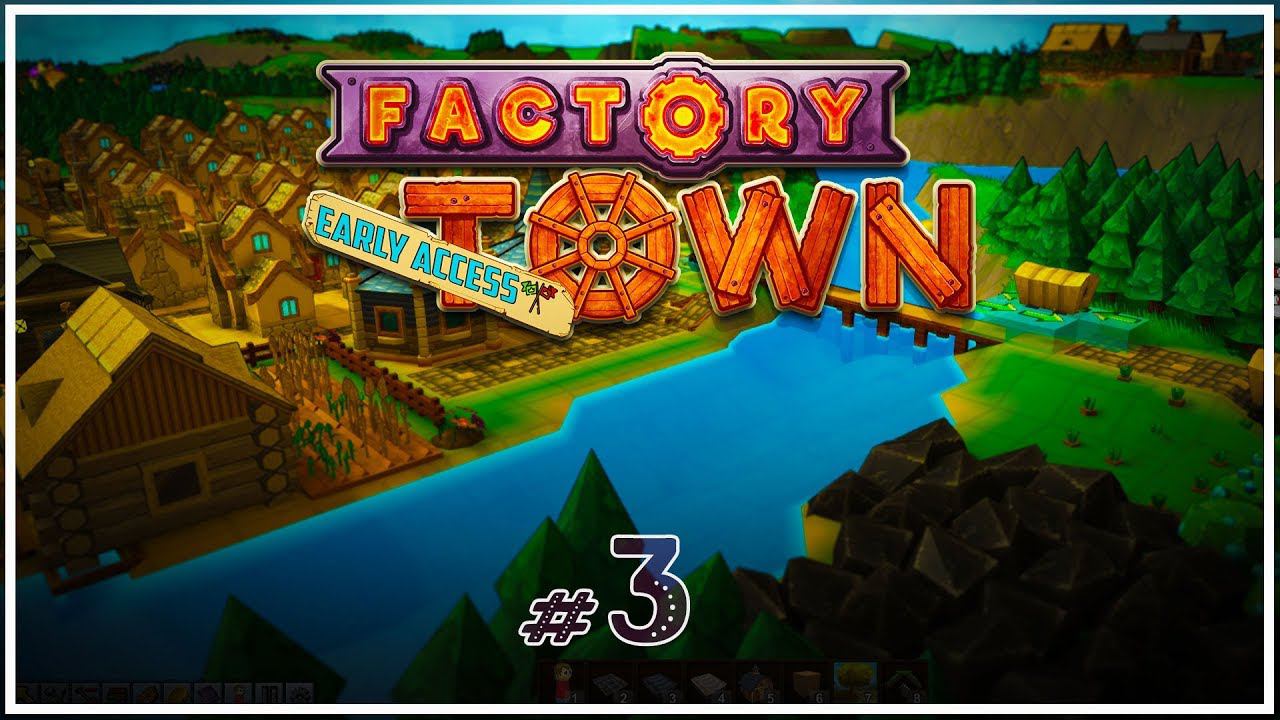 Первые конвейеры  Factory Town (Фактори Таун) #3