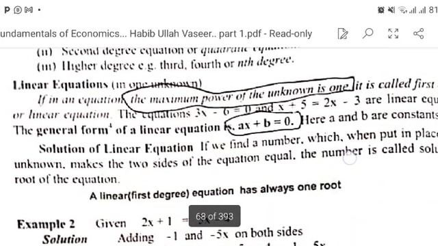 Equations and Its Types in Economics detail | Fundamental of Economics Chapter 3 full Part 1 смотреть онлайн