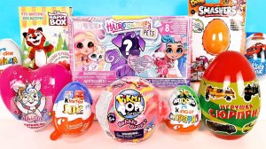 СЮРПРИЗ MIX! Hairdorables Pets, Pikmi Pops, Единороги, Natoons, Машинки Unboxing Kinder Surprise