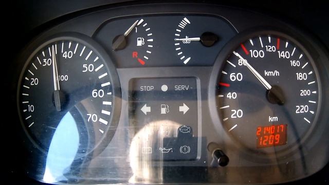 Renault Clio 2 1.5 dCi 65 HP 0-100 km/h acceleration смотреть онлайн