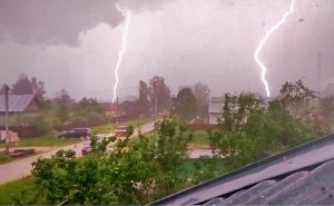 МЕГАЛИВЕНЬ! СИЛЬНЕЙШАЯ ГРОЗА В ДЕРЕВНЕ. ИЮНЬ 2024