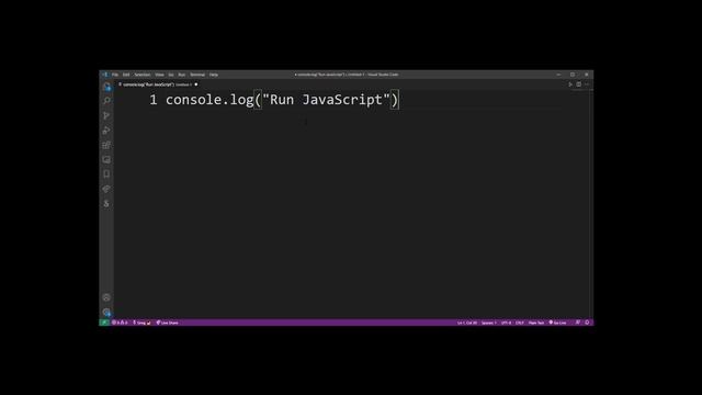 How To Run JavaScript Code in Visual Studio Code / VSCode Terminal / Code Runner смотреть онлайн