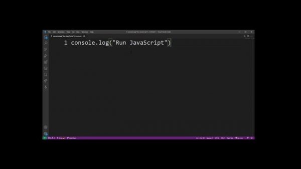 How To Run JavaScript Code in Visual Studio Code / VSCode Terminal / Code Runner