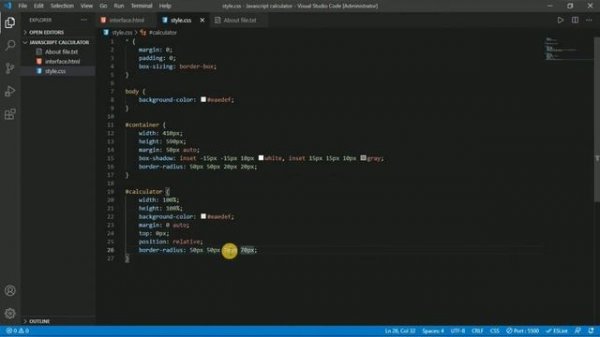 Calculator Concept HTML CSS and JAVASCRIPT ||Neumorphism design|| eval() function || in hindi #2