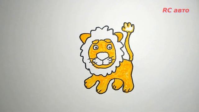 Как нарисовать льва/how to Draw a lion/рисунки для срисовки смотреть онлайн