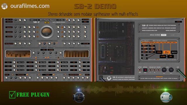 SB-2 VSTi DEMO - FREE VST SYNTH - semi modular synthesizer смотреть онлайн