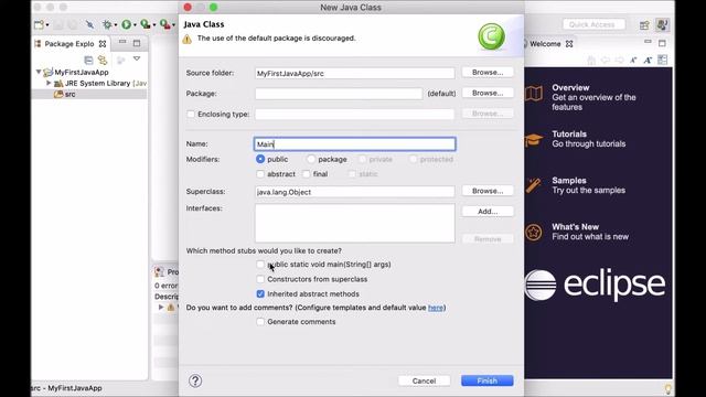Java Tutorial: How to Create a Java Project in Eclipse смотреть онлайн